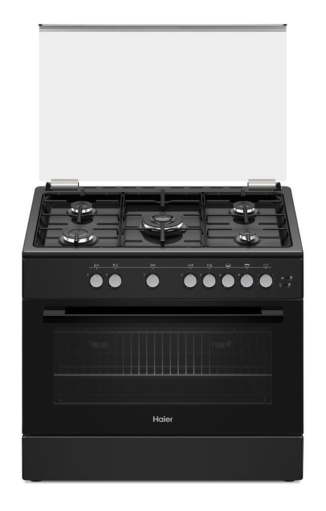 CUISINIERE 5 FEUX HAIER NOIRE MAT
